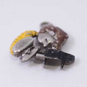 Peanuts, Schroeder, Piano Player, Pendant, Pewter, Starline, ~ 250826-WH 522